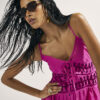 Rosa Cornelli Mini Beach Dress