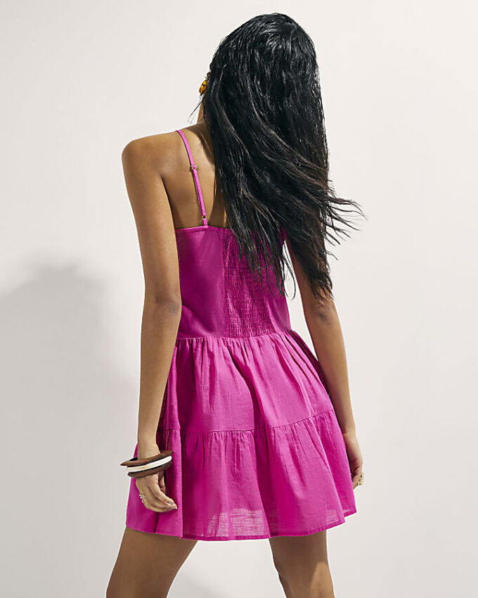 Rosa Cornelli Mini Beach Dress
