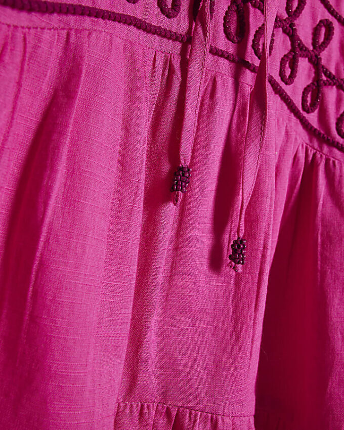 Rosa Cornelli Mini Beach Dress