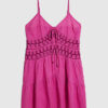 Rosa Cornelli Mini Beach Dress