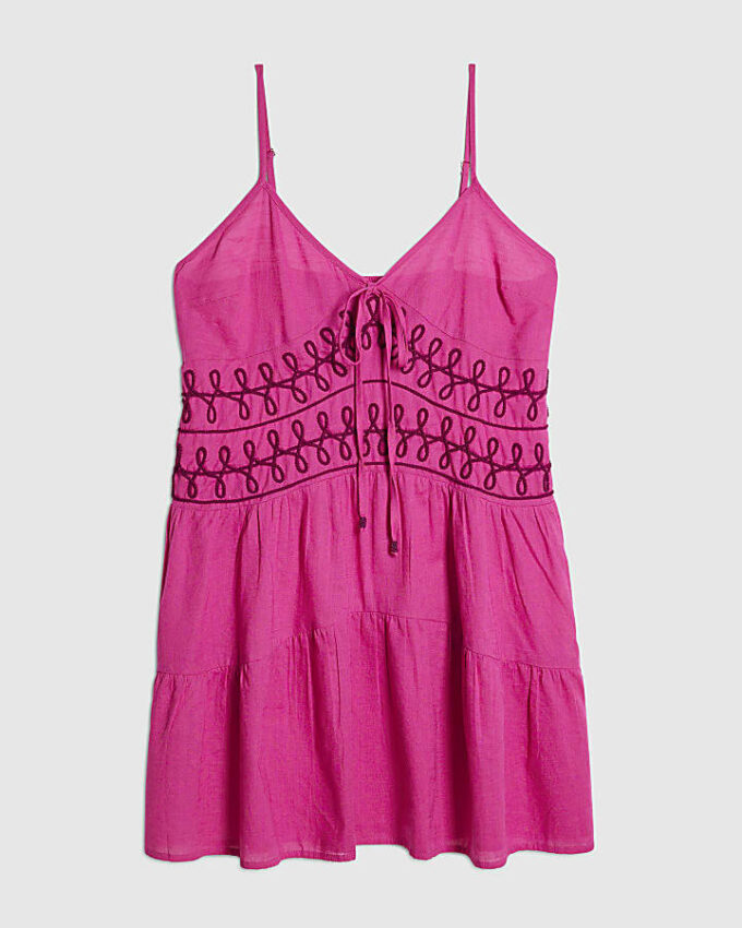 Rosa Cornelli Mini Beach Dress