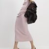 Rosa Cosy Midi-kjol