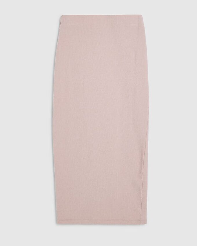 Rosa Cosy Midi-kjol