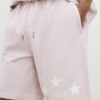 Rosa oversized-passformade rosa Lisiere-shorts
