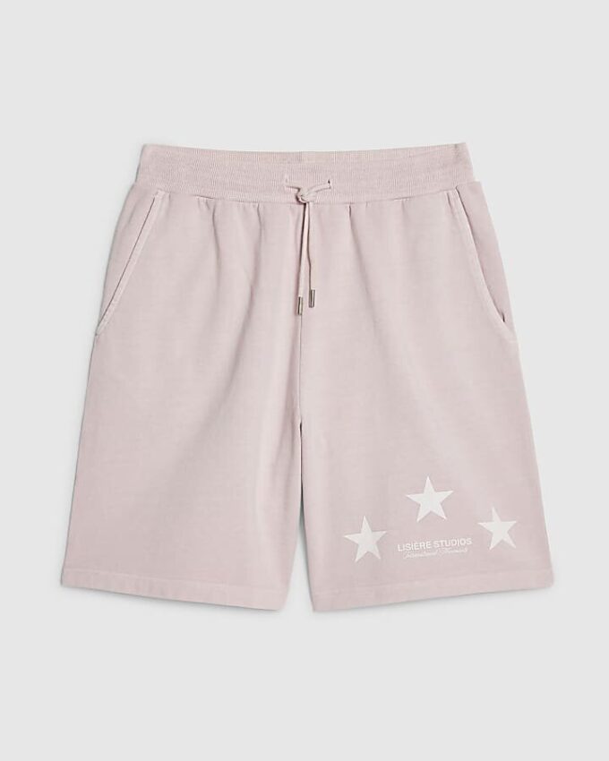 Rosa oversized-passformade rosa Lisiere-shorts