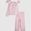 Rosa pyjamas för flickor med RI Monogram Rosa pyjamas för flickor med RI Monogram