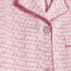 Rosa pyjamas för flickor med RI Monogram Rosa pyjamas för flickor med RI Monogram