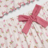 Rosa pyjamas med monogram för flickor
