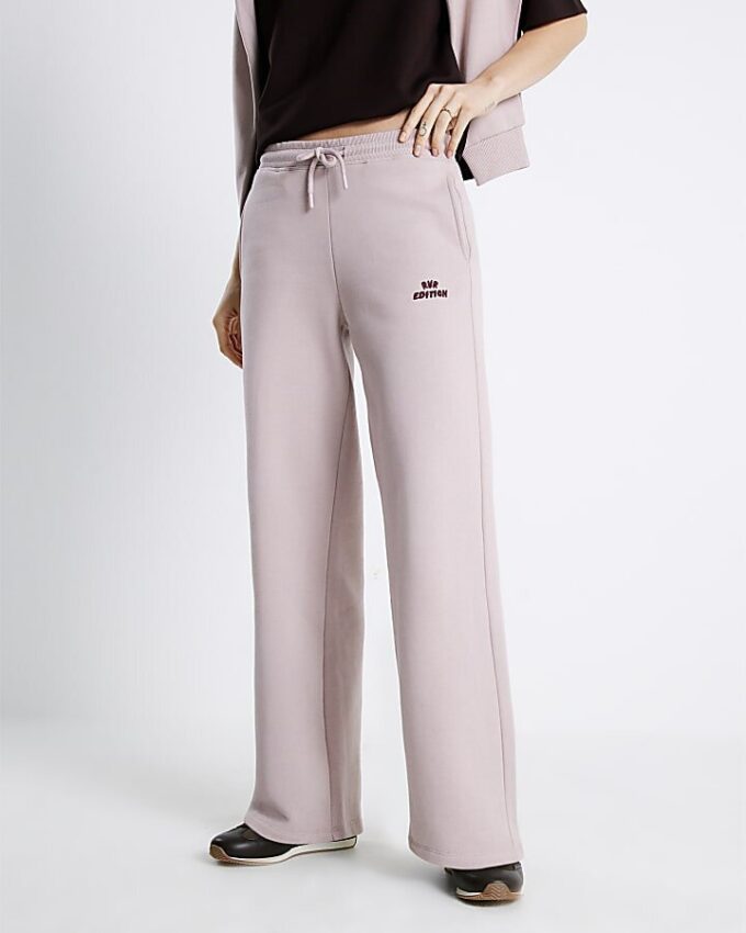 Rosa RVR Edition joggingbyxor med vida ben