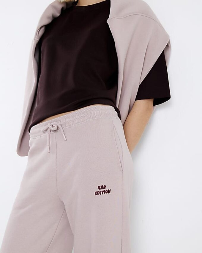 Rosa RVR Edition joggingbyxor med vida ben