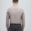 Rosa slim fit-skjorta med långa ärmar