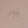 Rosa slim fit-T-shirt med MCM-broderi