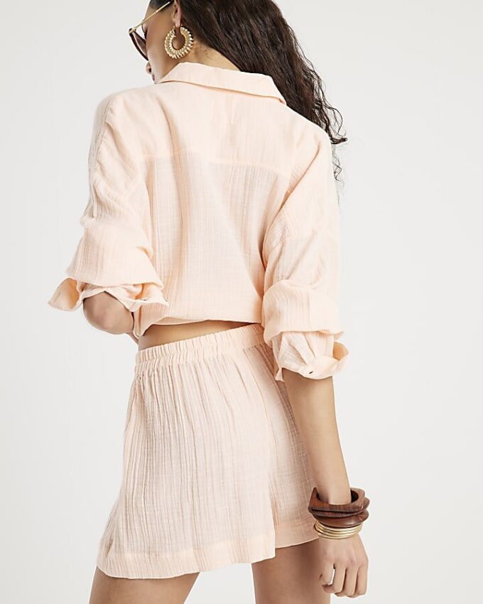 Rosa strandshorts