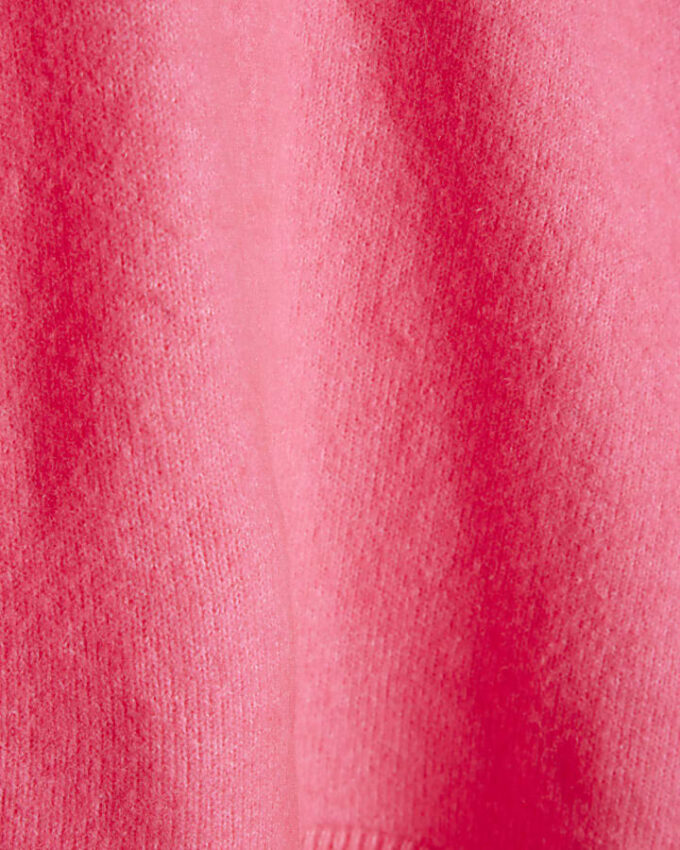 Rosa tröja med rund hals