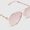 Roséguldfärgade Twist Aviators