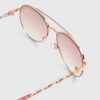 Roséguldfärgade Twist Aviators