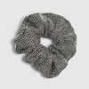 Scrunchie för flickor i svart med strass