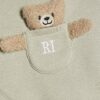 Set med khakifärgad tröja med björnficka för pojkar Set med khakifärgad tröja med björnficka för pojkar