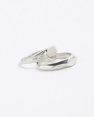 Silver 3-pack ringar