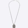 Silver Dragon Tag-halsband