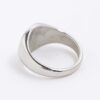 Silver Steel Signet Ring