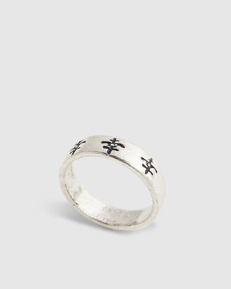 Silverfärgad japansk bandring