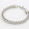 Silverfärgat armband med tjock kedja