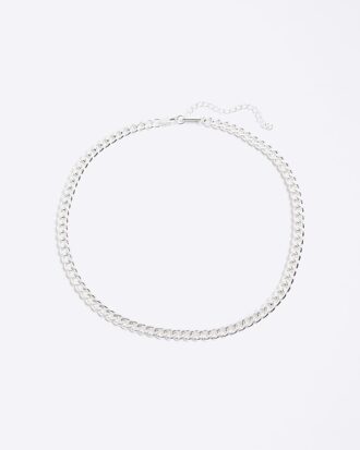 Silverhalsband i premiumkedja