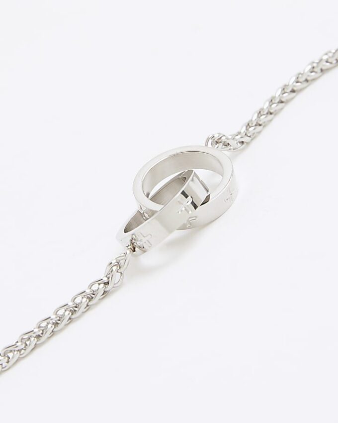 Silverhalsband i rostfritt stål