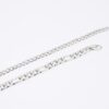 Silverhalsband med 2 rader kedjor