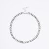 Silverhalsband med rhodiumkedja