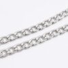 Silverhalsband med rhodiumkedja
