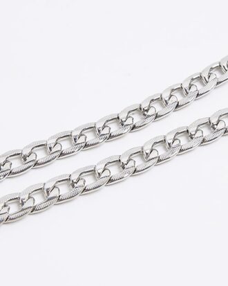 Silverhalsband med rhodiumkedja Silverhalsband med rhodiumkedja