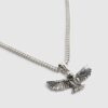 Silverhalsband med örn