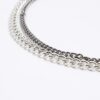Silverhalsband med strass