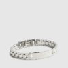 Silverklockarmband i stål