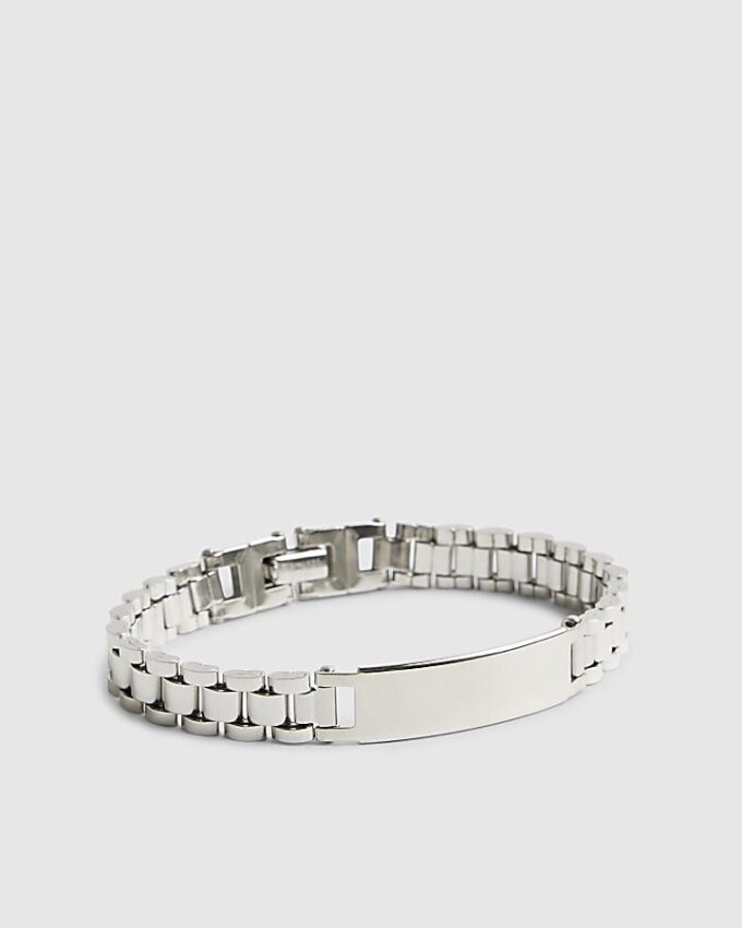 Silverklockarmband i stål