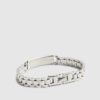 Silverklockarmband i stål