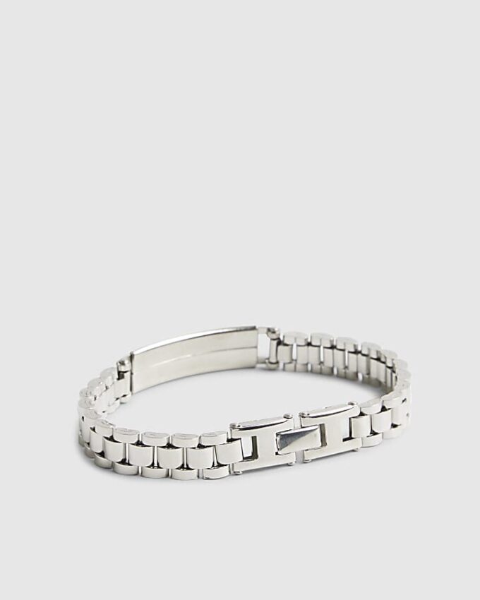 Silverklockarmband i stål