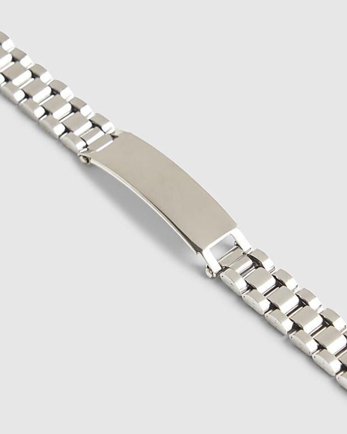 Silverklockarmband i stål