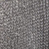 Silvermetalliska stickade byxor med vida ben