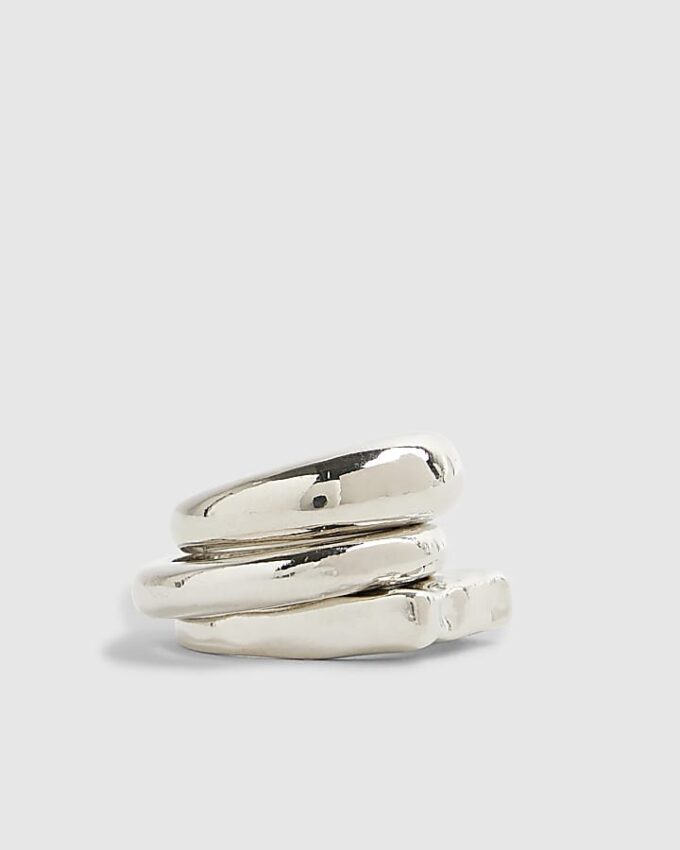 Silverpaket med 5 ringar