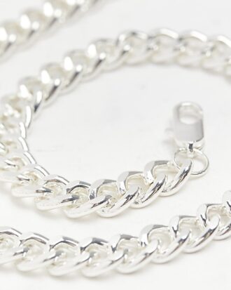 Silverpläterat kedjehalsband Silverpläterat kedjehalsband