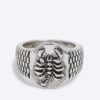 Silverring med skorpion