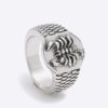 Silverring med skorpion