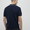 Slim fit-polotröja i marinblått