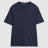 Slim fit-T-shirt i marinblått