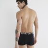 Svart 10-pack boxershorts med RI-logotyp i flera metalliska färger
