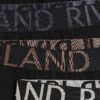 Svart 10-pack boxershorts med RI-logotyp i flera metalliska färger