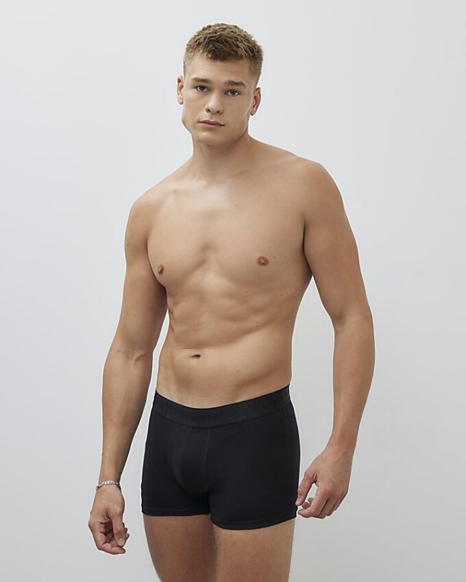 Svart 10-pack RI Jacquard Waistband Trunks